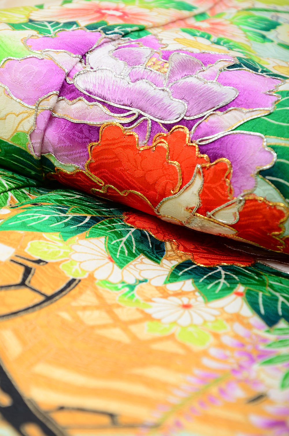 Long-sleeved kimono 6 items set / Furisode / FK#817