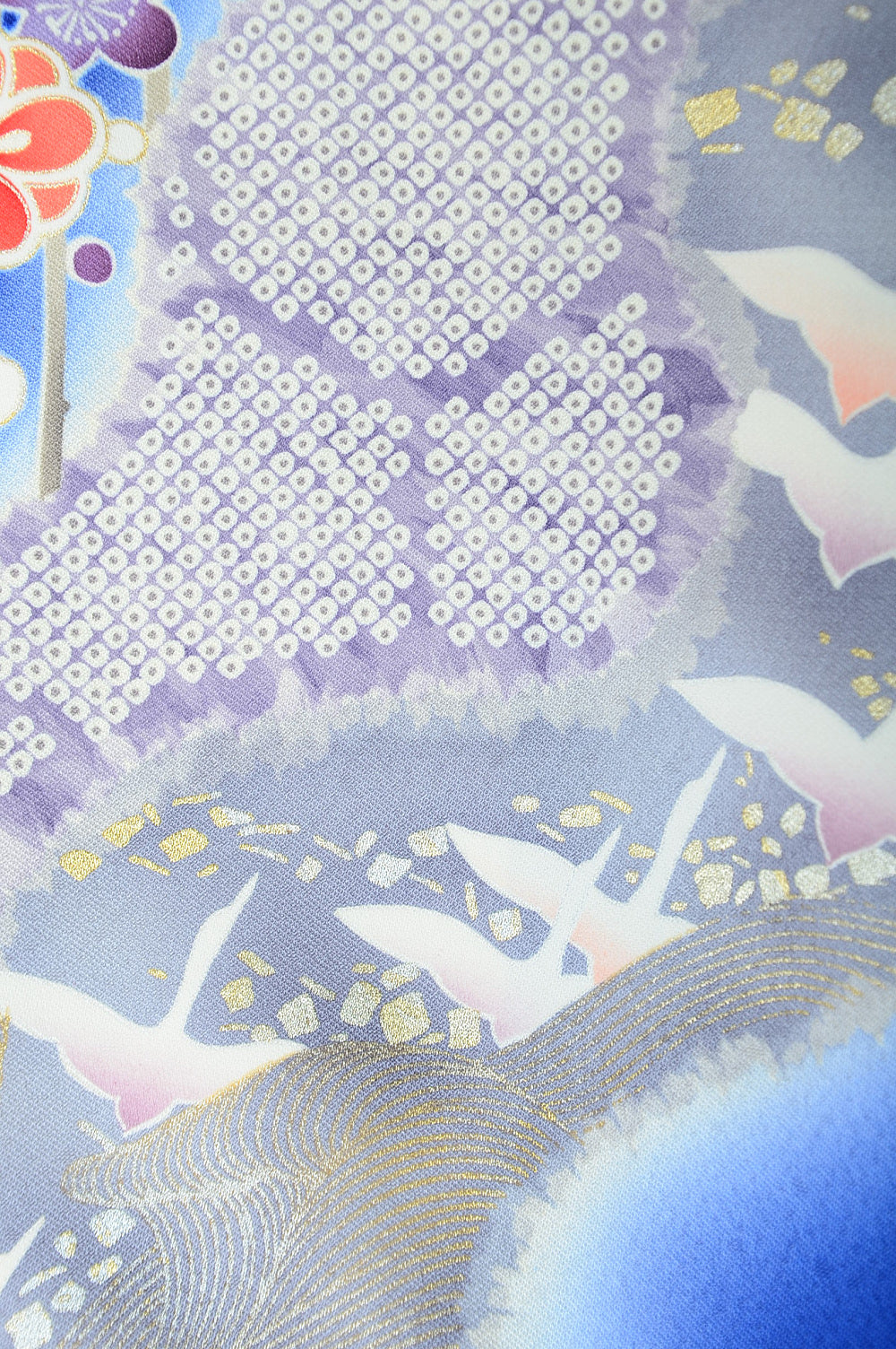 Long-sleeved kimono 6 items set / Furisode / FK#571