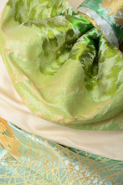 Long-sleeved kimono 6 items set / Furisode / FK#571