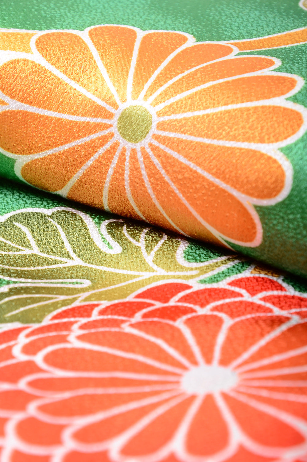 Long-sleeved kimono 6 items set / Furisode / FK#658