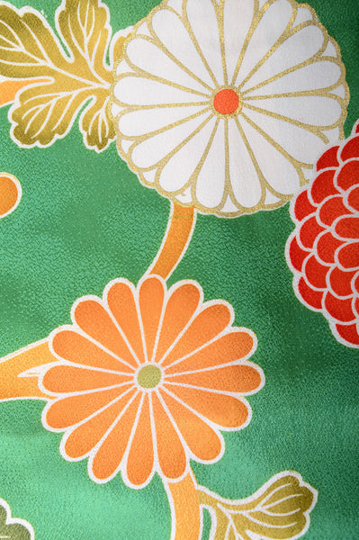 Long-sleeved kimono 6 items set / Furisode / FK#658