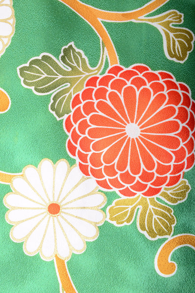 Long-sleeved kimono 6 items set / Furisode / FK#658