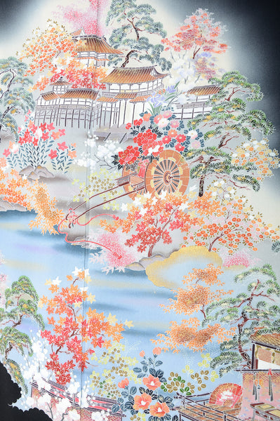 Japanese kimono 6 items set / BK#535