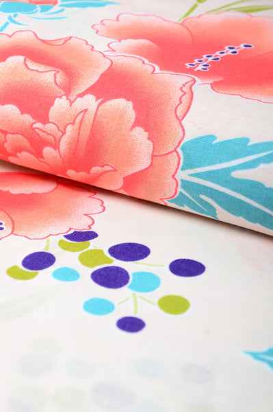 Japanese yukata kimono/ Plus size / P #232