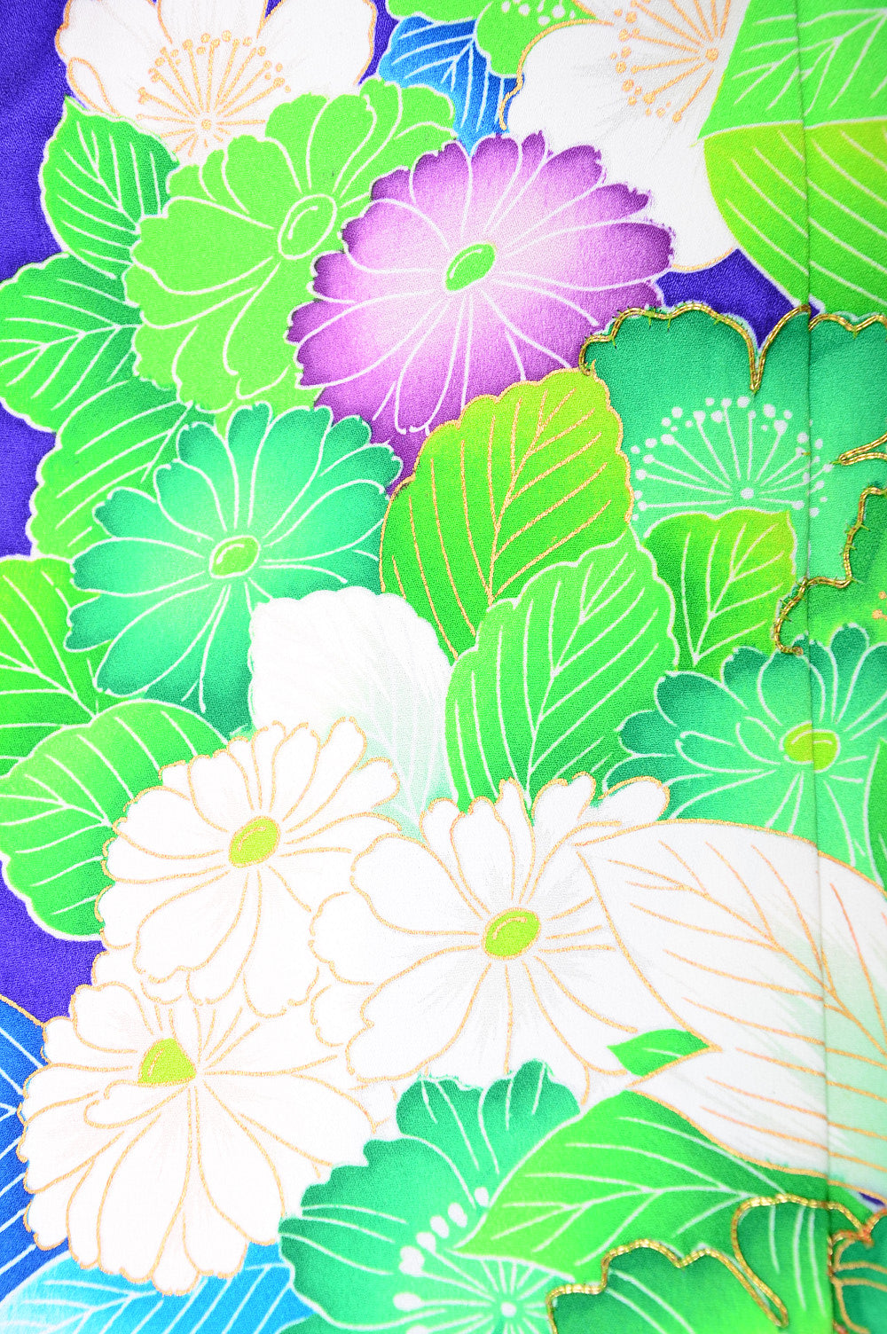 Long-sleeved kimono 6 items set / Furisode / FK#988