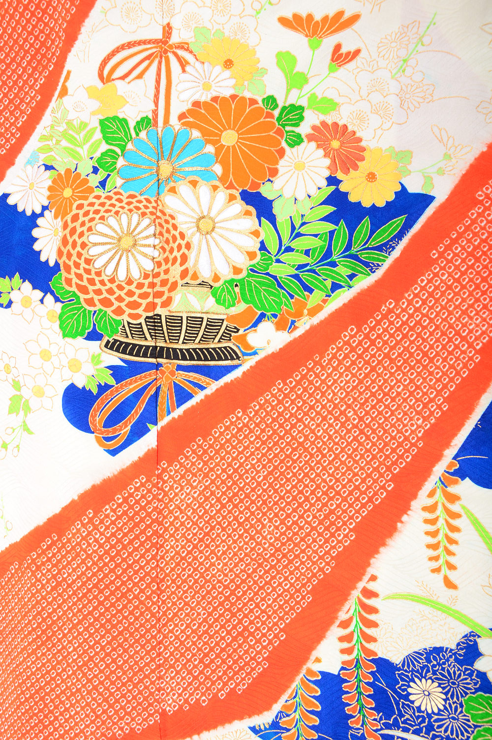 Long-sleeved kimono 6 items set / Furisode / FK#991