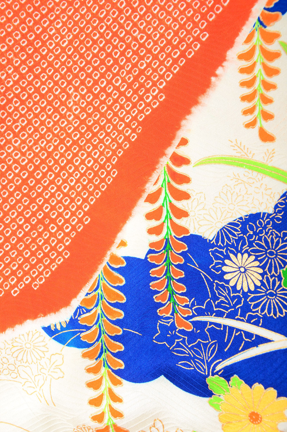 Long-sleeved kimono 6 items set / Furisode / FK#991