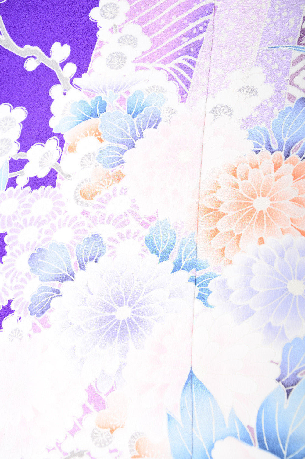 Long-sleeved kimono 6 items set / Furisode / FK#992