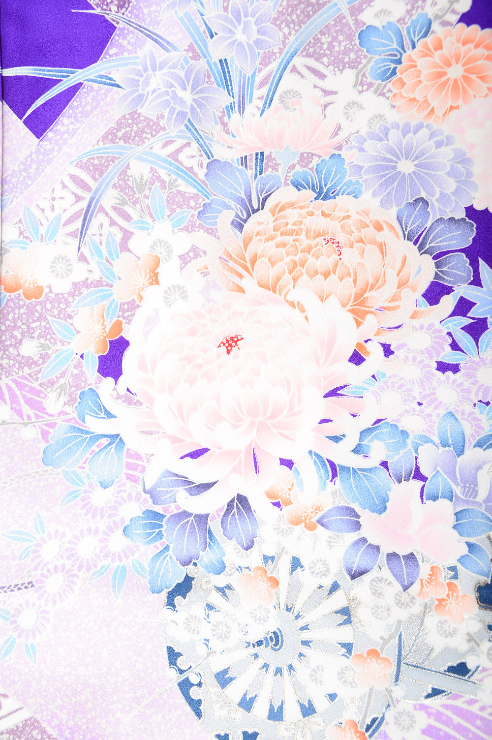 Long-sleeved kimono 6 items set / Furisode / FK#992