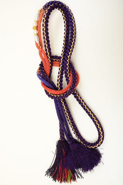 Long-sleeved kimono 6 items set / Furisode / FK#992