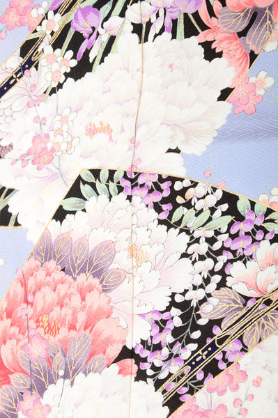 Long-sleeved kimono 6 items set / Furisode / FK#993