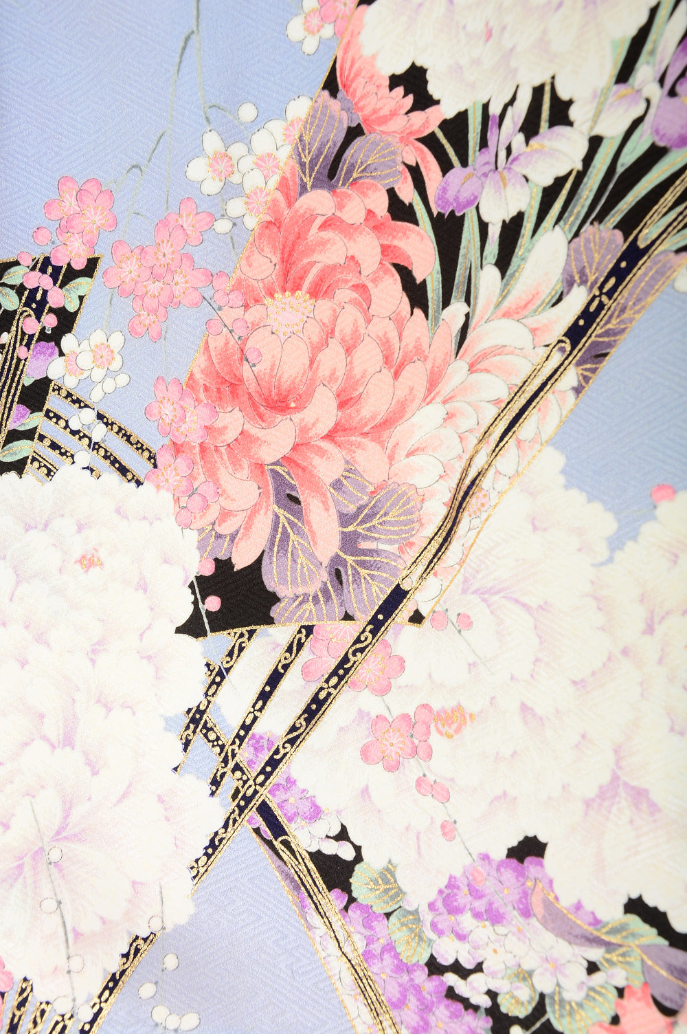 Long-sleeved kimono 6 items set / Furisode / FK#993