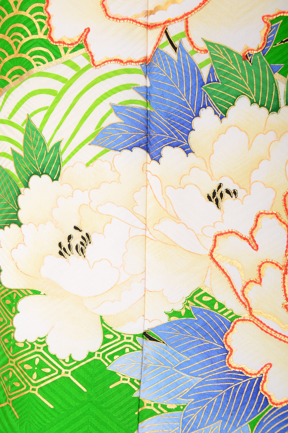 Long-sleeved kimono 6 items set / Furisode / FK#995