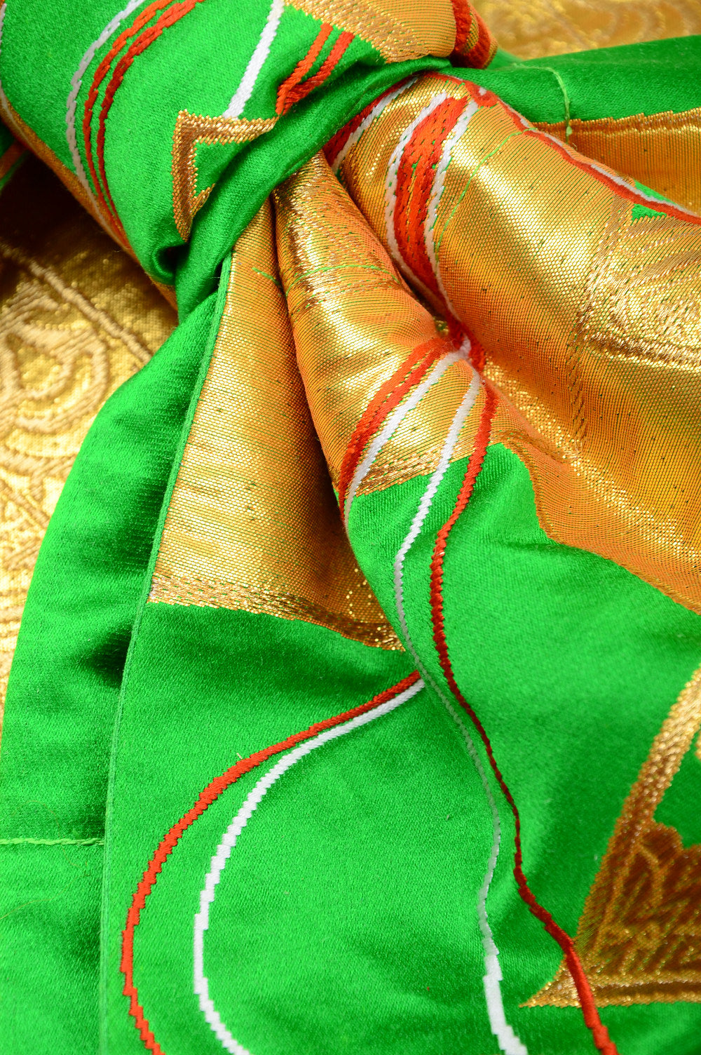 Long-sleeved kimono 6 items set / Furisode / FK#995