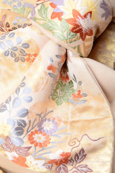 Long-sleeved kimono 6 items set / Furisode / FK#997