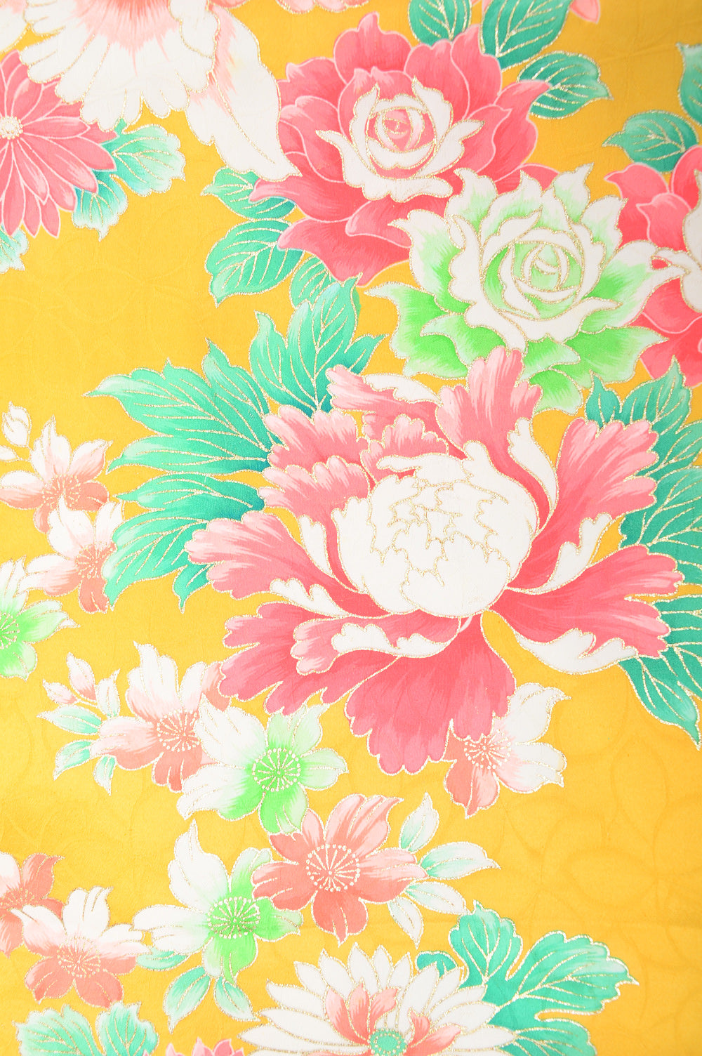 Long-sleeved kimono 6 items set / Furisode / FK#938