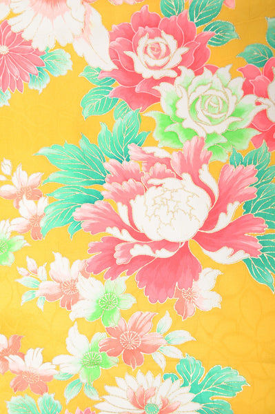 Long-sleeved kimono 6 items set / Furisode / FK#938