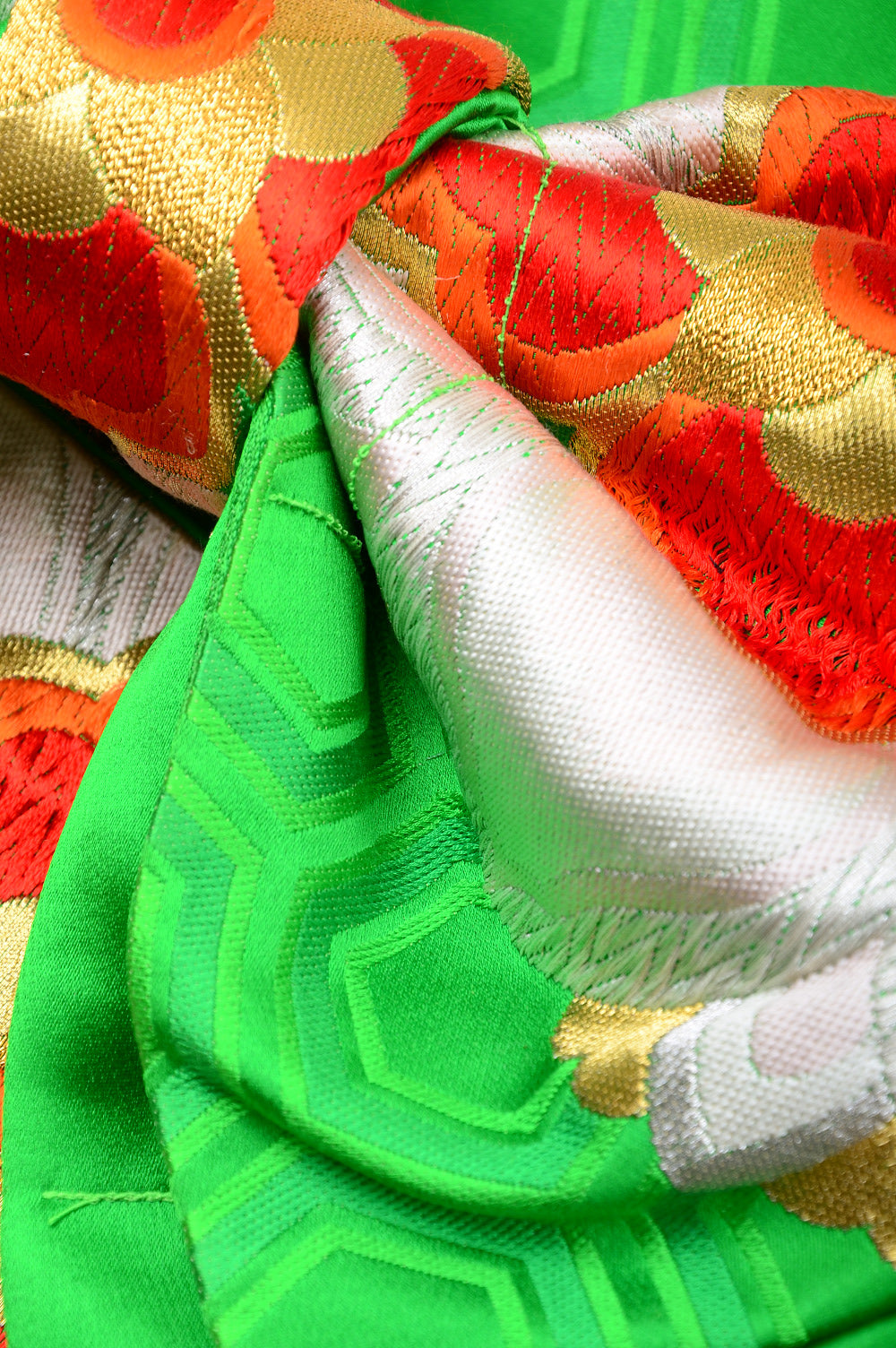 Long-sleeved kimono 6 items set / Furisode / FK#938