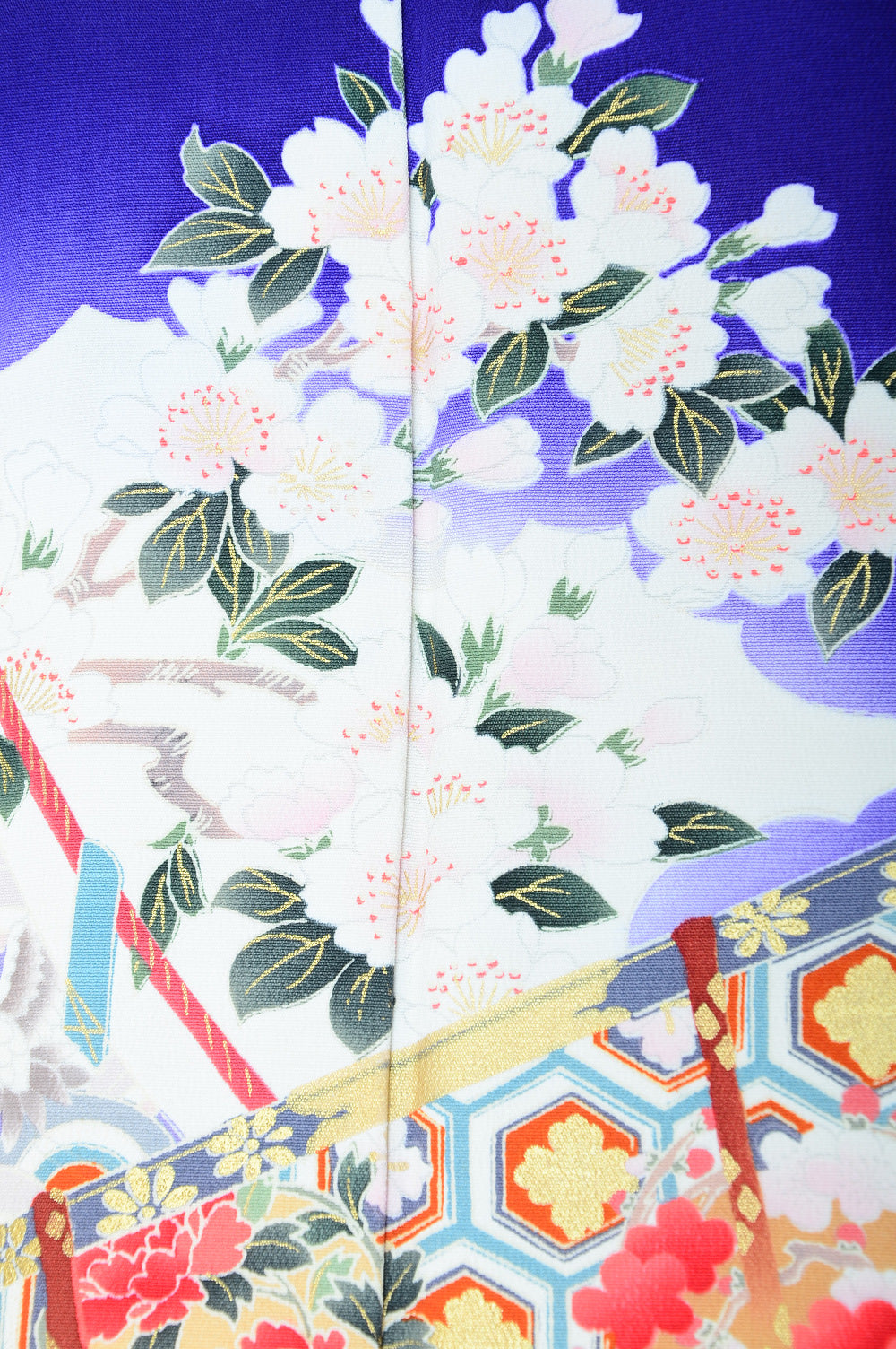 Long-sleeved kimono 6 items set / Furisode / FK#940