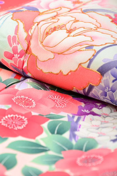 Long-sleeved kimono / Furisode / FK#884