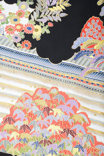 Japanese kimono 6 items set / BK#512