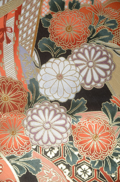 Long-sleeved kimono 6 items set / Furisode / FK#1-681
