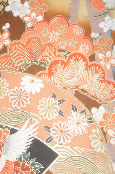 Long-sleeved kimono 6 items set / Furisode / FK#1-681