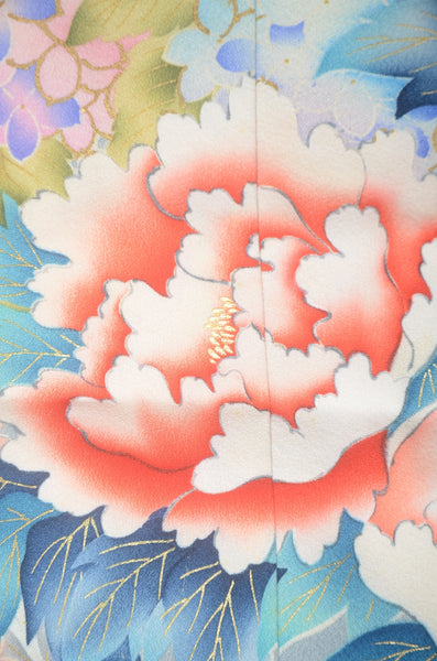 Long-sleeved kimono 6 items set / Furisode / FK#1-685