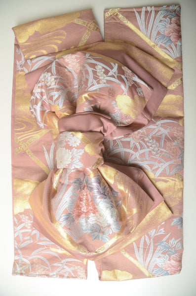 Long-sleeved kimono 6 items set / Furisode / FK#1-685