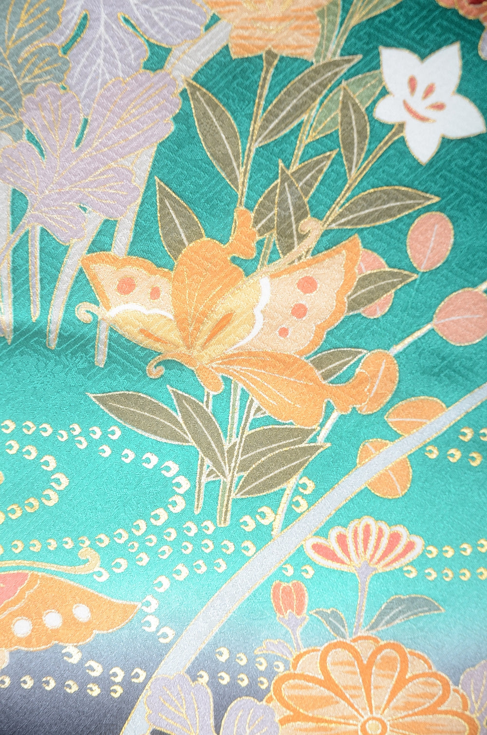 Long-sleeved kimono 6 items set / Furisode / FK#1-686