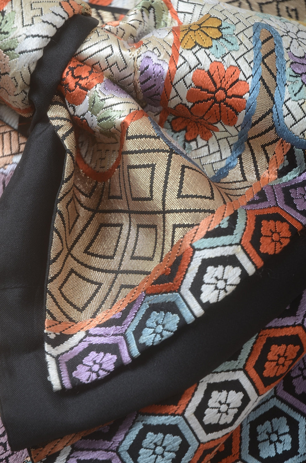 Long-sleeved kimono 6 items set / Furisode / FK#1-686