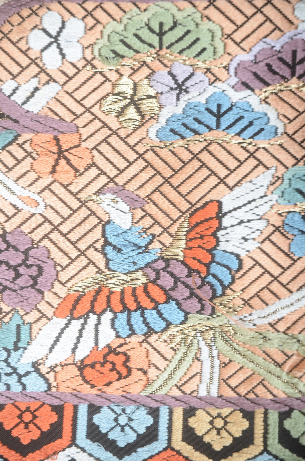 Long-sleeved kimono 6 items set / Furisode / FK#1-686