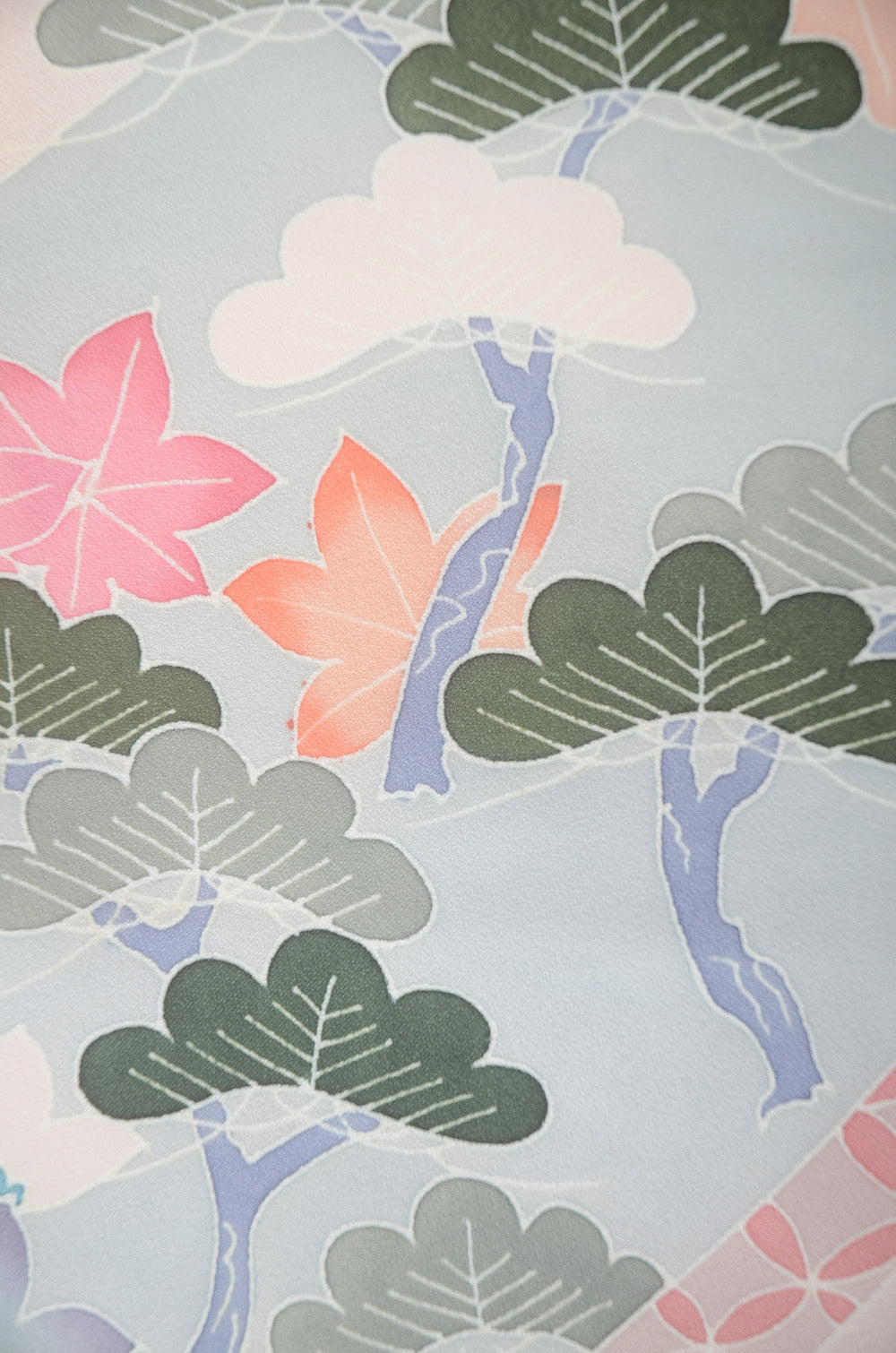 Long-sleeved kimono 6 items set / Furisode / FK#1-689