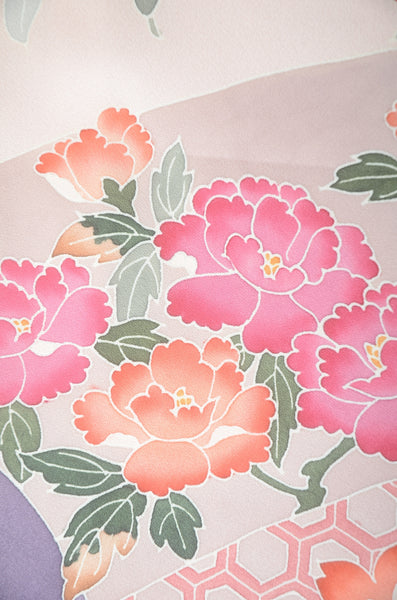 Long-sleeved kimono 6 items set / Furisode / FK#1-689