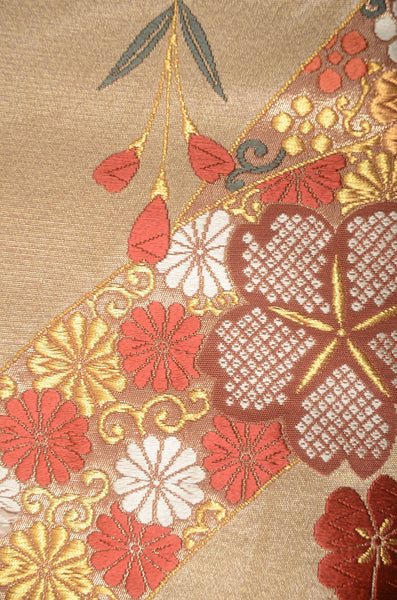 Long-sleeved kimono 6 items set / Furisode / FK#1-690