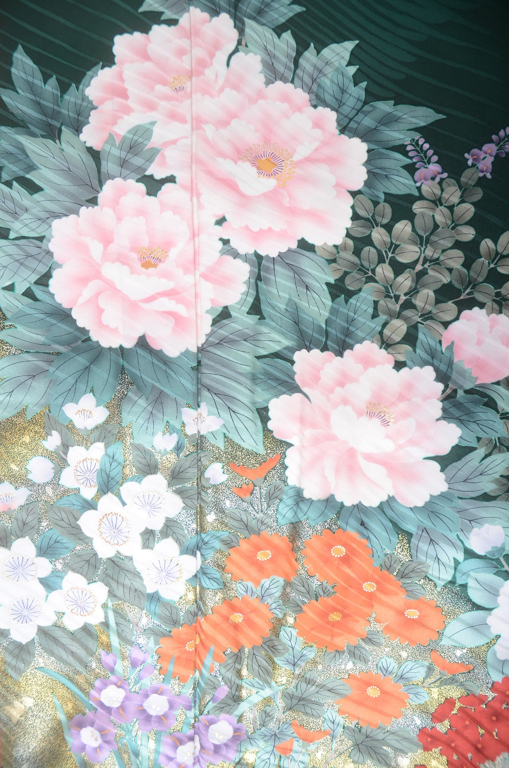 Long-sleeved kimono 6 items set / Furisode / FK#1-691