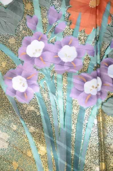 Long-sleeved kimono 6 items set / Furisode / FK#1-691