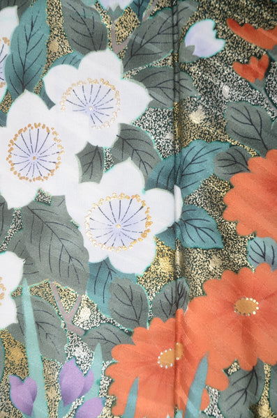 Long-sleeved kimono 6 items set / Furisode / FK#1-691