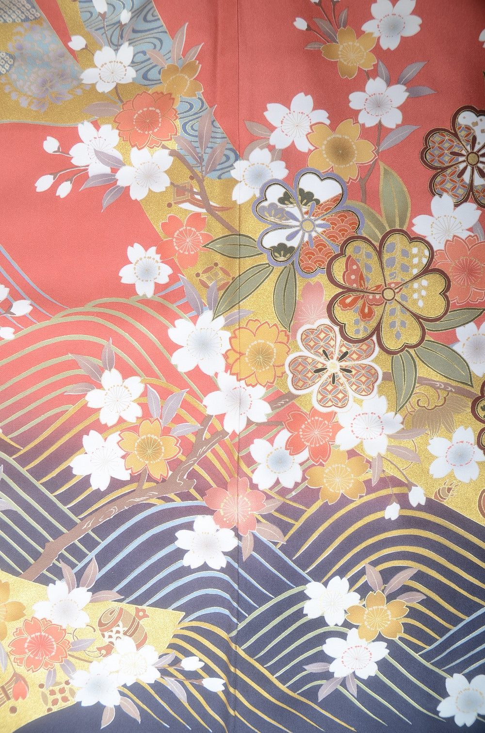 Long-sleeved kimono 6 items set / Furisode / FK#1-693