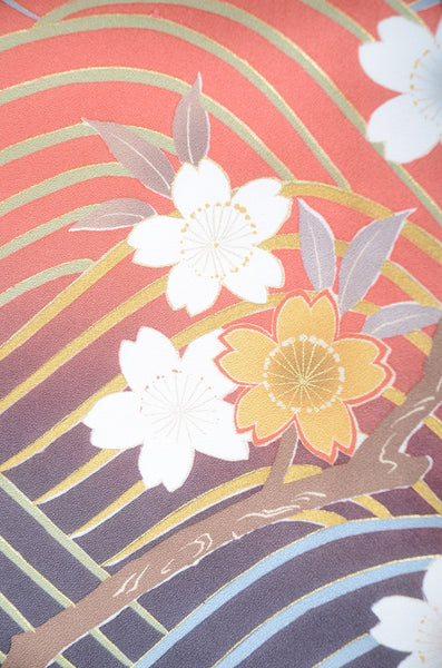 Long-sleeved kimono 6 items set / Furisode / FK#1-693