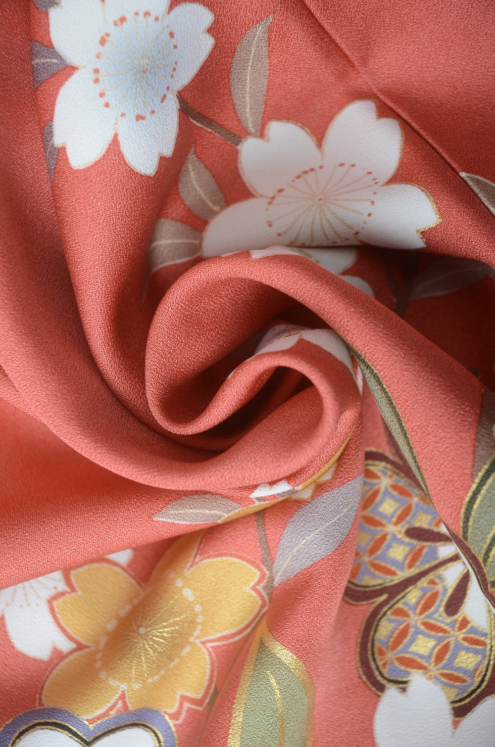 Long-sleeved kimono 6 items set / Furisode / FK#1-693