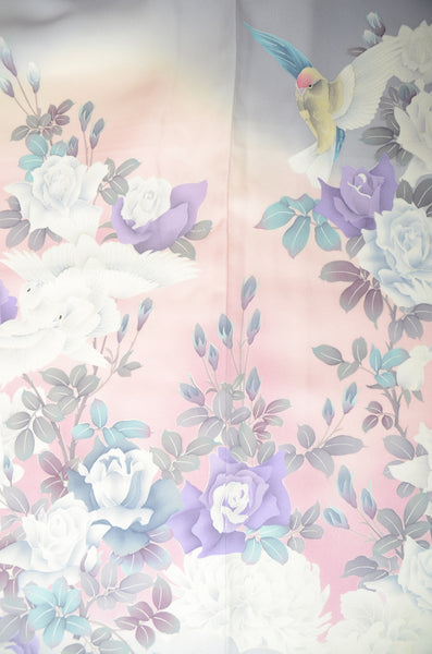 Long-sleeved kimono 6 items set / Furisode / FK#1-694