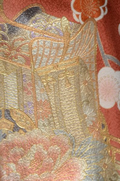 Long-sleeved kimono 6 items set / Furisode / FK#1-696