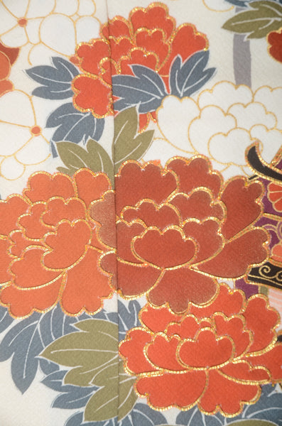 Long-sleeved kimono 6 items set / Furisode / FK#1-697