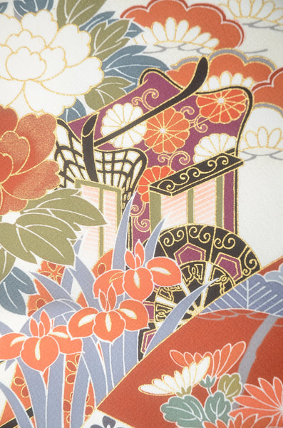 Long-sleeved kimono 6 items set / Furisode / FK#1-697