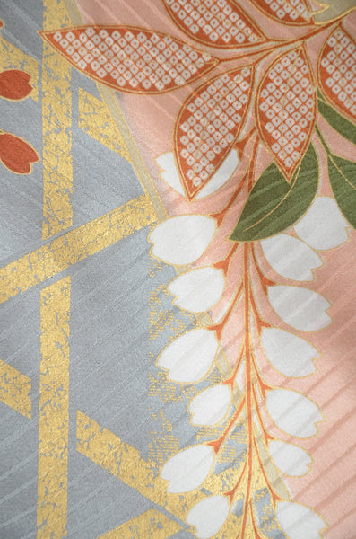 Long-sleeved kimono 6 items set / Furisode / FK#1-699