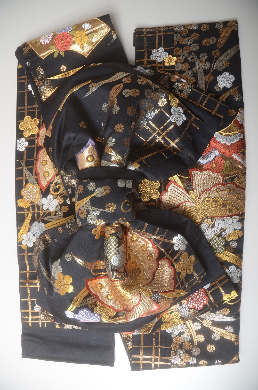 Long-sleeved kimono 6 items set / Furisode / FK#1-700