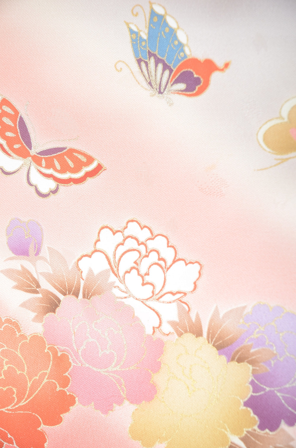 Long-sleeved kimono 6 items set / Furisode / FK#1-702