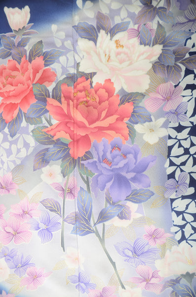 Long-sleeved kimono 6 items set / Furisode / FK#1-703