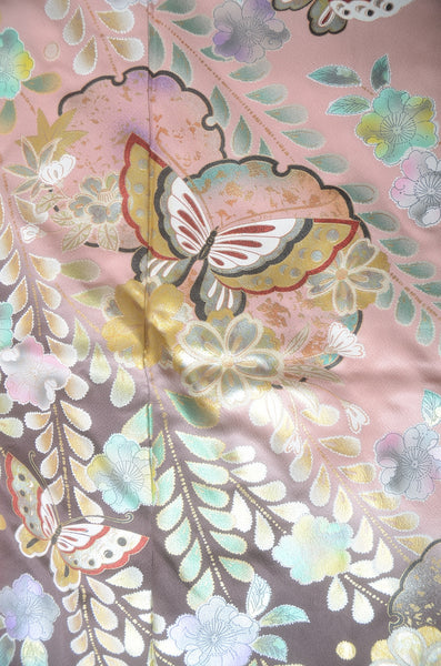 Long-sleeved kimono 6 items set / Furisode / FK#1-704